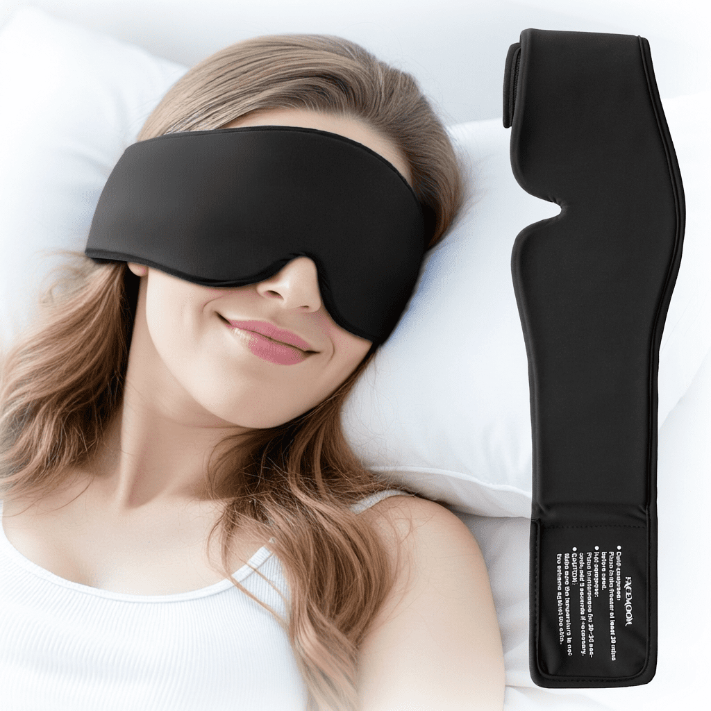 FACEMOON Reusable Gel Eye Mask, Therapy for Facial Puffiness Comfort & Dark Circles