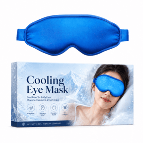 FACEMOON Sleep Mask with Gel Padding for Dry Puffy Eyes Light Blocking