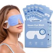 Steam Eye Mask for Dry Eyes, Self Heating Warm Compress Eye Mask, Disposable Heated Eye Mask for Digital Eye Strain, No Microwave, Unscented Travel Spa Eye Mask