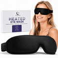 thumbnail image 1 of FACEMOON Heated Eye Mask, USB, Moist Heat Compress, Dry Eye Relief, Washable Cover, Black, 1 of 10