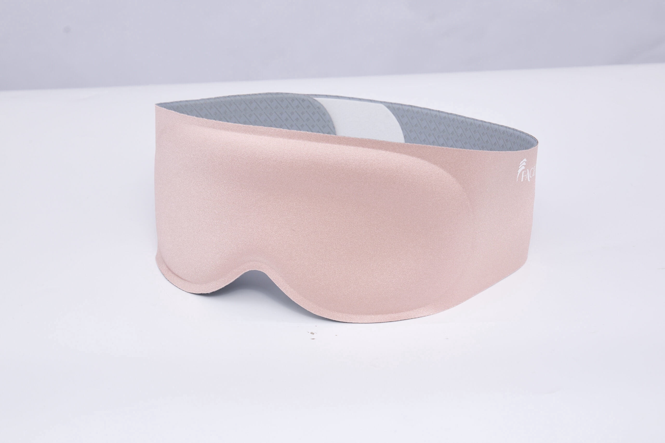 FACEMOON Weighted Sleep Mask 100% Blackout 3D Contoured for Men and Women Serene Feminine Sleep Soft Memory Foam Zero Pressure Airplane Travel Pink