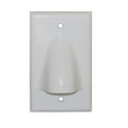 thumbnail image 1 of ICC IC640BSSWH Bulk Nose Faceplate in Single Gang, White, 1 of 3