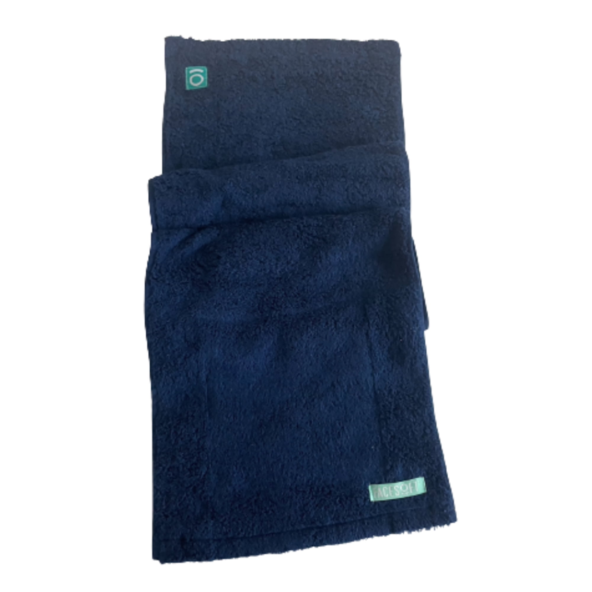 FACESOFT Eco Sweat Active Towel, No Microfiber Face Towel, Navy, 1 Pc