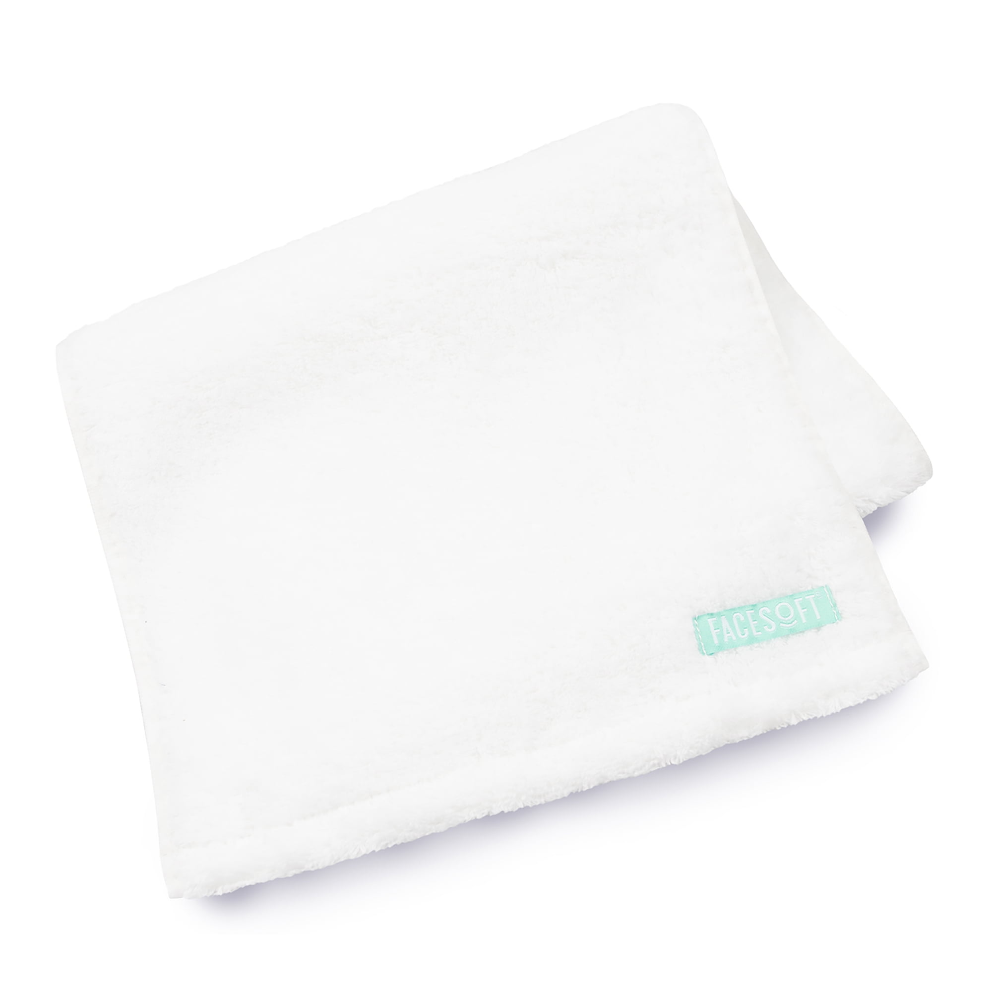 FACESOFT Eco Sweat Active Towel, No Microfiber Face Towel, White, 1 Pc 