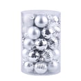 thumbnail image 1 of FACESOW Christmas Balls Ornaments for Xmas Christmas Tree, Christmas Ornaments Shatterproof Balls For Christmas Tree Decoration, Christmas Decoration Balls, Christmas Decorations Outside(Silver), 1 of 1