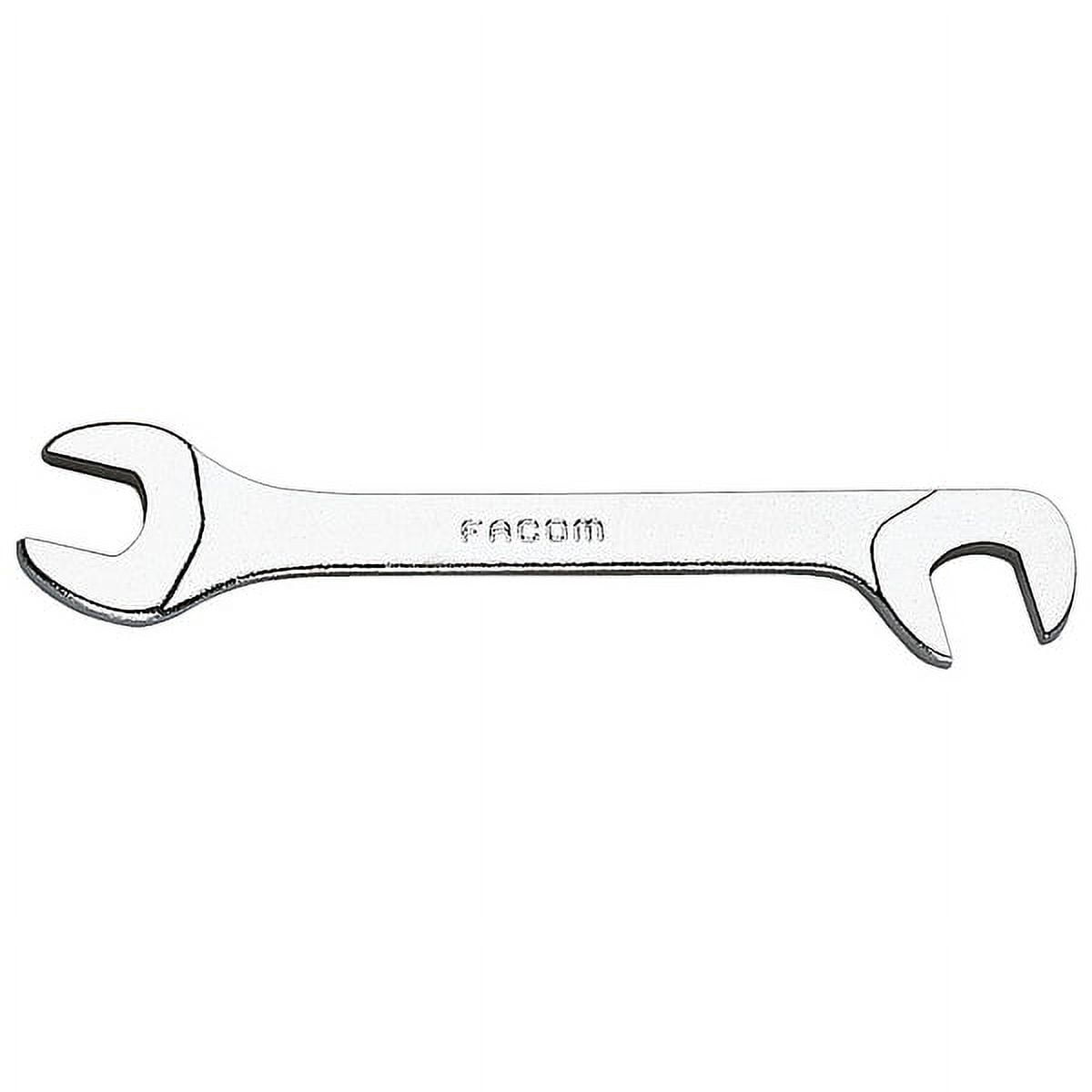 Facom 70A.22 Ratcheting Pipe Wrench — 22 Mm Open End, Chrome Finish, 20-Year Warranty