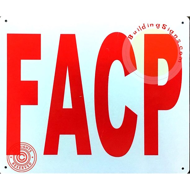 FACP Sign-Fire Alarm Control Panel Sign (Reflective !!, Aluminum-Rust ...