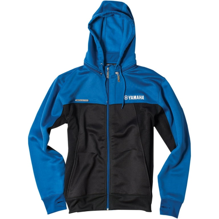 FACTORY EFFEX-APPAREL Yamaha Jacket Zip-Front (Multi Black/Blue