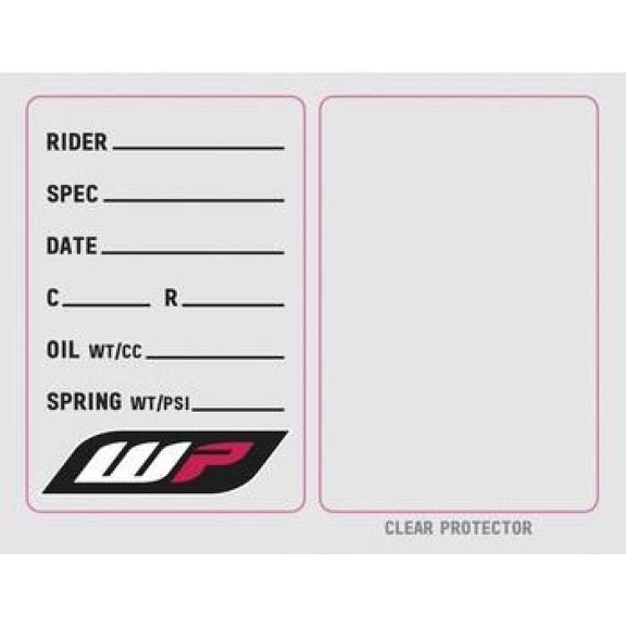 Factory Effex 22-90024 Factory Effex Na Stickers Wp Suspension Spec Sticker (3 Pack)