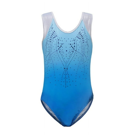 FACTORY PRICE!Sleeveless Diamond Bright Pattern Body Suit Ballet Gymnastics Gradient Color Practice Dance Practice Clothes European American
