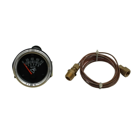 FAD9273A-BLK 80 lb. Oil Pressure Gauge Fits Ford/New Holland 1801 1811 1821 1841