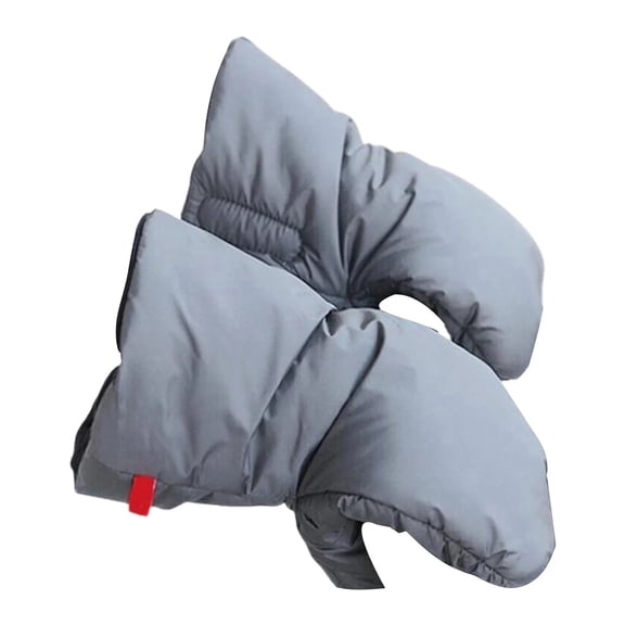 FADAACAI 1 Pair Handlebar Gloves Cozy Cold Anti Slip Baby Carriage Pushchair Fleece Hand Cover for Female Snow Gloves Women Ski Gloves Men Biking Gloves for Men Gray Clearance！