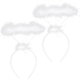 thumbnail image 1 of FADAACAI Adult Children Feather Angel Headband Fancy Dress Hairband Accessory 2PC Multi-color One Size Clearance！, 1 of 1