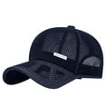 thumbnail image 1 of FADAACAI Baseball Hats for Men Women Hats Mens Hat Mens Hats Unisex Classic Profile Mesh Baseball Cap Soft Unconstructed Size Dad Hat Navy, 1 of 3