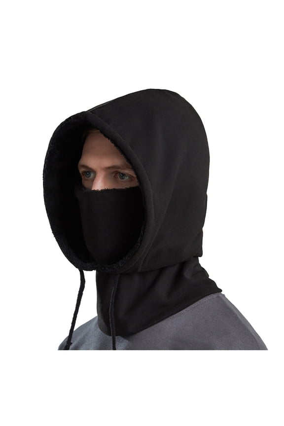 Beanie for Men Women Cold-Proof Mask Warm Men Hood Riding Bib Outdoor Cold-Proof Integrated Winter Headgear Hat Cap Ski Baseball Caps Fleece Lined Beanie Knit Cuffed Cap Black Clearance!