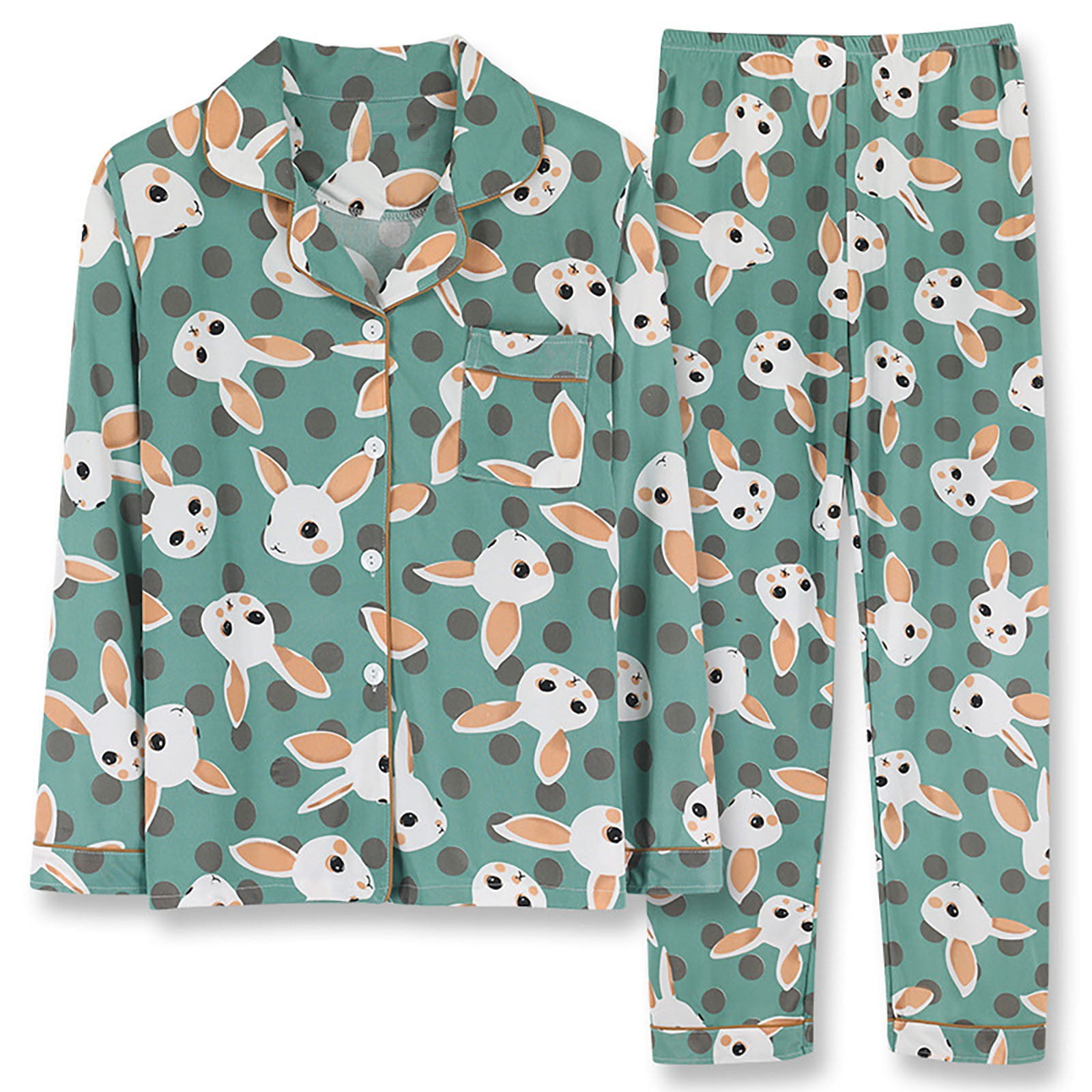 Button Pyjamas FADAACAI Button Up Pajamas for Women Lounge Sets for Women Loungewear ...