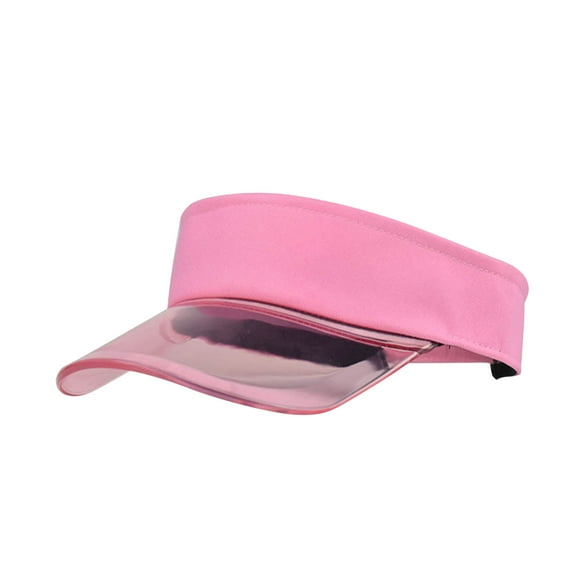 FADAACAI Caps for Men Baseball Hats Mens Hats Baseball Cap for Trucker Men Women Sun Color Cap Transparent Fashion Solid Women Visor Caps Pink