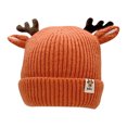 thumbnail image 1 of FADAACAI Christmas Beanie，Antlers Children's Baby Baby Hats Warm Woolen Christmas Knitted Hats Hats Hats Baseball Caps，Funny Christmas Hat，Christmas Hats for Kids Clearance！, 1 of 2