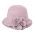 thumbnail image 1 of FADAACAI Church Hats for Women Women's Autumn and Winter Round Top Casual Fisherman'S Basin Cap Small Bowler Hat Cloche Hats for Women Fall Hats for Women 2024 Multi-color M Clearance！, 1 of 3