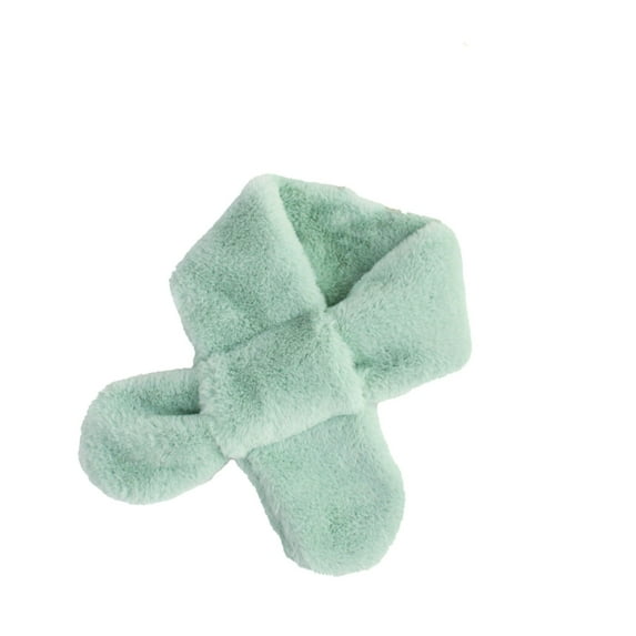 FADAACAI Fleece Boys Girls Scarf Warm Winter Autumn Kids Collar Scarf Neck Warmer Children Scarf Scarf for Women WoMen's Scarves & Wraps Winter Scarves for Women Green Clearance!