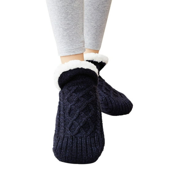 FADAACAI Fuzzy Socks for Women Floor Stockings Plus Thick To Keep Warm Sock Lightweight Cotton Socks Fluffy Socks Womens Fuzzy Slipper Socks Clearance！