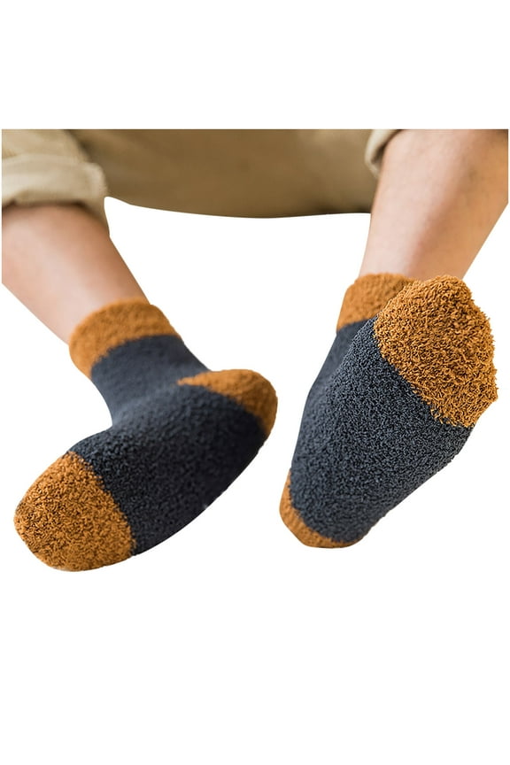 Fuzzy Socks for Women Men Fuzzy Socks Winter Coral Socks Middle Cute Solid Stocking Fluffy Socks Womens Fuzzy Slipper Socks Clearance！