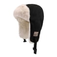 thumbnail image 1 of FADAACAI Hat Ladies Autumn and Winter Warm Fashion Cold Hat Riding Warm and Cold Ear Thick Cold Hat Black One Size Clearance！, 1 of 3