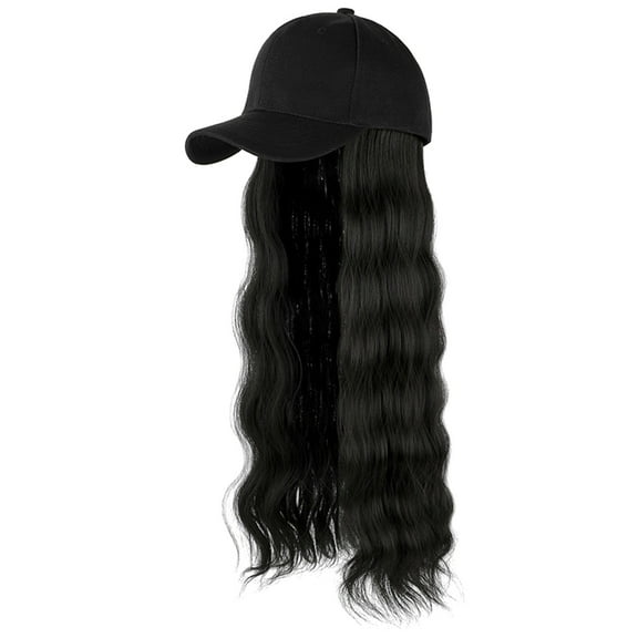 FADAACAI Hat Wig Baseball Cap Long Hair Wig Hat Attached Adjustable Curly Cap Hair Hairstyle wig Hat Wig Hat Wigs for Women Multi-color One Size Clearance!