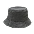 thumbnail image 1 of FADAACAI Large Bucket Hats for Men Sun Hat Hiking Hat Bucket Hats for Woman Washed Cotton Retro Fisherman's Hat Fashionable Men's And Women's Outdoor Sun Sun Visor Gray, 1 of 3