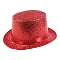 thumbnail image 1 of FADAACAI Men's Festive Jazz Hat Stage Performance Faced Flat Hat Mens Fedora Hats Brim Fedora Hat Wool Felt Winter Hat Red Clearance！, 1 of 4
