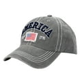 thumbnail image 1 of FADAACAI Men's Hats & Caps,Caps with American Men's Women's Sports Worn Holes Flag Sun Hats and and Caps,Baseball Cap,Womens Baseball Caps Clearance！, 1 of 6