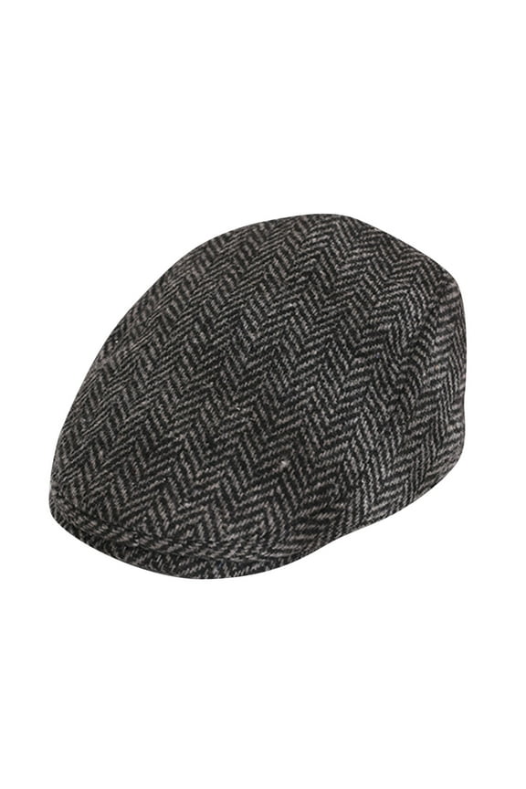 Newsboy Hats Linen Flat Cap Flat Hats for Men Paperboy Hats for Men Children Beret Fashionable And Comfortable New Cap Role Playing Beret Black