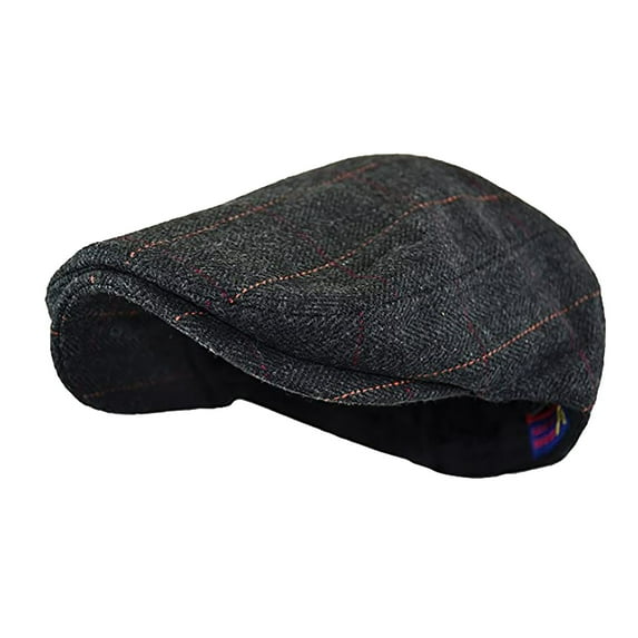 FADAACAI Newsboy Hats for Men Men Women Soft Plaid Hats Casul Breathable Winter Warm Comfort Beret Driving Hat Cap Flat Cap for Men Multi-color One Size Clearance！