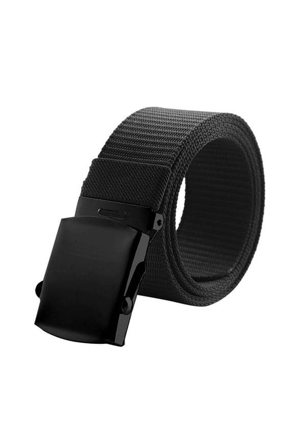 Outdoor Unisex Canvas Belt Men's Training Belt Belt Black One Size Clearance！