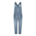 thumbnail image 1 of FADAACAI Overalls for Women Denim,Women Loose Fit Classic Bib Casual Jean Stretchy Denim Overall Jumpsuit Tapered Leg Jean Pants,Jean Overalls for Women,Jumpsuits for Women Casual Blue M Clearance！, 1 of 7