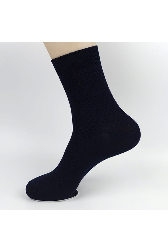 Running Socks Men Tennis Socks Men Ankle Socks Men Bamboo Socks Mens Comfortable Men Fiber Socks Casual Business Socks Navy