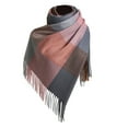 thumbnail image 1 of FADAACAI Scarf for Women,Womens Autumn Winter Scarf Classic Plaid Scarf Warm Soft Large Blanket Shawl Soft Scarf,Scarf for Women Winter,Warm Scarf for Women Clearance！, 1 of 3