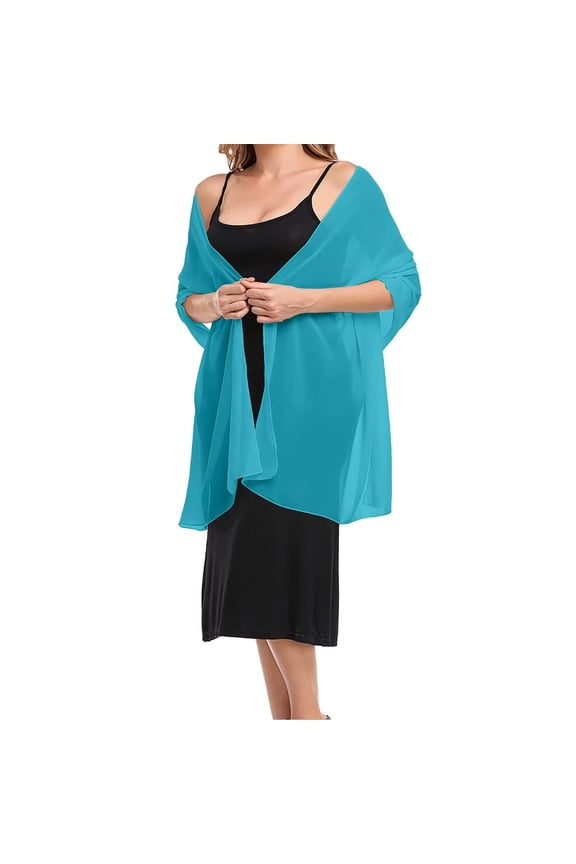 Shawls and for Evening Dresses Chiffon Women Elegant Soft Silky Wedding Bridal Scarf WoMen's Shawl Wrap Warm Poncho Sweater Cape for Fall Winter Multi-color Clearance！