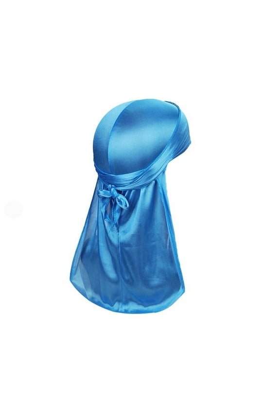 Silky Durags,Hat Men/Women Gift Tail Polyester Headwrap Durag Silk Rag Headwear Caps,Chemo Cap,Bandana Turban Hat Clearance!