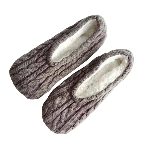FADAACAI Slipper Socks for Women with Fuzzy Womens Slipper Socks with Non Slip Bottoms Cozy Warm House Slippers Multi-color One Size Clearance！