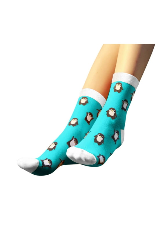 Socks for Women Animal Women Penguin Socks Novelty Fun Gift Cotton Fun Cute Socks Athletic Crew Socks Women Cute Socks for Women Clearance！