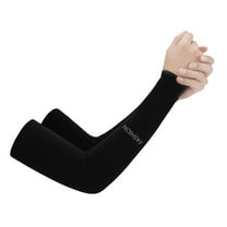 FADAACAI Unisex Sport Arm Sleeves GloversSun Basketball Riding Sleeve Black One Size Clearance！