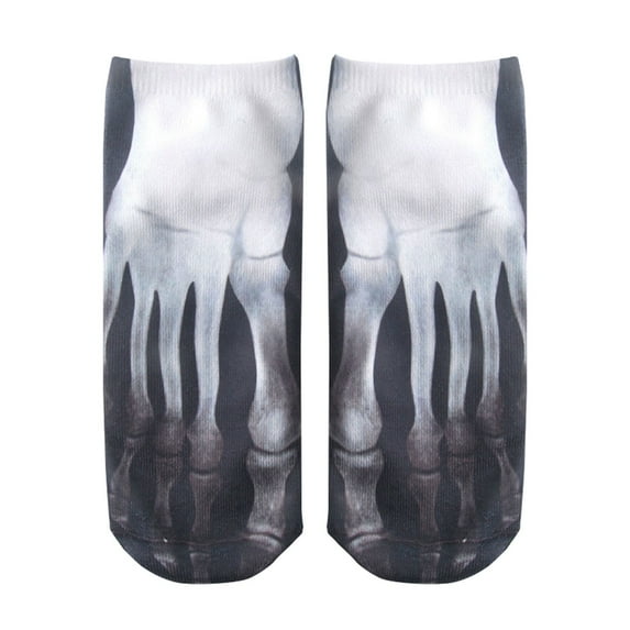 FADAACAI Weird Socks Flip Flop Socks Sandal Socks Women Pattern Manicure Print Socks Funny Hidden Running Socks Women Personalized Black