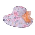thumbnail image 1 of FADAACAI WoMen's Spring and Summer Large Brimmed Sunshade Hat Outdoor Travel Covering Fisherman's Hat Fashion Sun Hat Womens Sun Hat Beach Hat Straw Hats for Women Pink Clearance！, 1 of 2