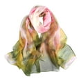 thumbnail image 1 of FADAACAI Women's Scarves Summer Scarf for Women Hijab Scarf for Women Women's Colorful Printed Scarf Simple Cotton And Linen Warm Shawl Muslim Headscarf Scarf Pink, 1 of 2