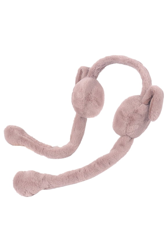 Womens Ear Muffs Unisex Ear Moving Bunny Ear Cute Rabbit Winters/Outdoor Ear Up Headbands Earmuffs Fuzzy Earmuffs Earmuffs for Women Winter Clearance！