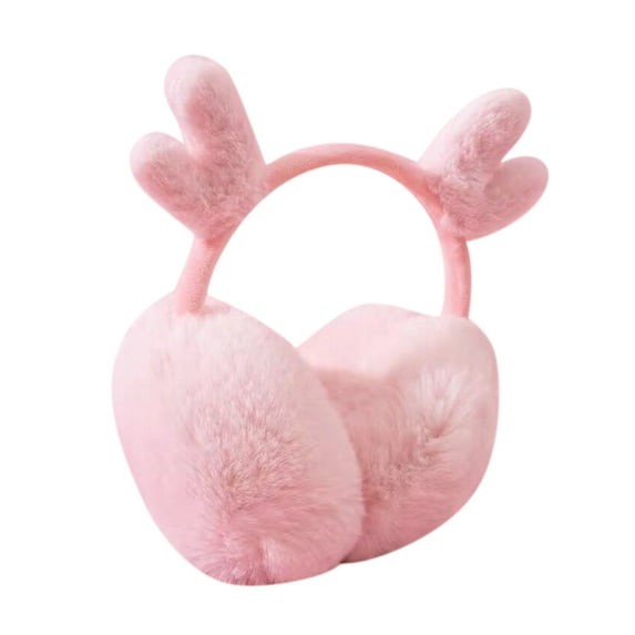 FADAACAI Womens Ear Muffs Winter Warm Earmuffs Deer Horn Cute Earmuffs Cold Proof Warm Sleeve Earmuffs Fuzzy Earmuffs Earmuffs for Women Winter Clearance!