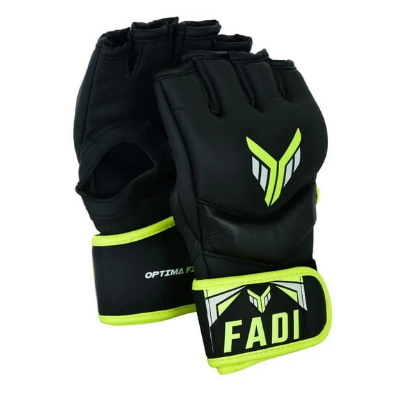 Matte Artificial Leather Mma Glove By fadi Sports For Adults