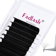 FADLASH Eyelash Extensions Lashes D Curl Lash Extensions Mixed Tray 15-20mm 0.07 Soft Easy Fan Volume Lashes Supplies 0.07-D, 1520mm Mix