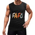 thumbnail image 1 of FAFO Men'S Muscle T-Shirt, Sleeveless, Muscle Tank Tee Top 3XL, 1 of 7